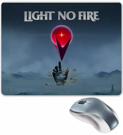 Заказать коврик для мышки в Москве. Коврик для мышки Light no fire от Leichenwagen - готовые дизайны и нанесение принтов.