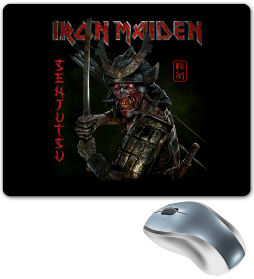 Заказать коврик для мышки в Москве. Коврик для мышки Iron Maiden от Leichenwagen - готовые дизайны и нанесение принтов.