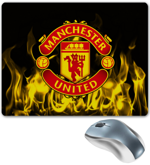 Заказать коврик для мышки в Москве. Коврик для мышки Manchester United от THE_NISE  - готовые дизайны и нанесение принтов.