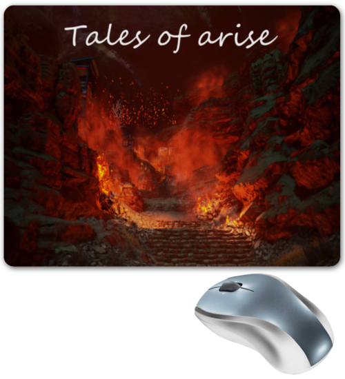 Заказать коврик для мышки в Москве. Коврик для мышки Tales of Arise от THE_NISE  - готовые дизайны и нанесение принтов.