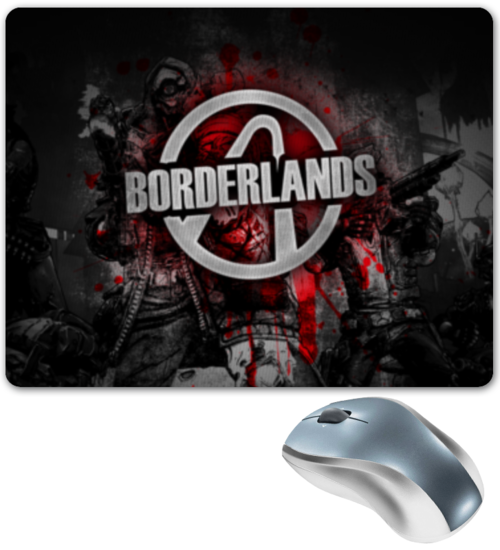 Заказать коврик для мышки в Москве. Коврик для мышки Borderlands от geekbox - готовые дизайны и нанесение принтов.