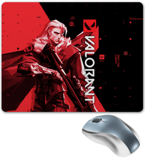 Заказать коврик для мышки в Москве. Коврик для мышки VALORANT SOVA от geekbox - готовые дизайны и нанесение принтов.