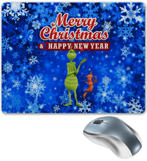 Заказать коврик для мышки в Москве. Коврик для мышки Christmas от ZVER  - готовые дизайны и нанесение принтов.