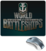 Заказать коврик для мышки в Москве. Коврик для мышки World of Battleships от Leichenwagen - готовые дизайны и нанесение принтов.