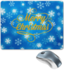 Заказать коврик для мышки в Москве. Коврик для мышки Merry Christmas от THE_NISE  - готовые дизайны и нанесение принтов.