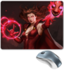 Заказать коврик для мышки в Москве. Коврик для мышки Алая Ведьма / Scarlet Witch от Jimmy Flash - готовые дизайны и нанесение принтов.