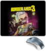 Заказать коврик для мышки в Москве. Коврик для мышки Borderlands от geekbox - готовые дизайны и нанесение принтов.