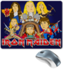 Заказать коврик для мышки в Москве. Коврик для мышки Iron Maiden Band от Leichenwagen - готовые дизайны и нанесение принтов.