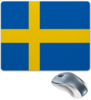 Заказать коврик для мышки в Москве. Коврик для мышки Флаг Швеции от sergey48 - готовые дизайны и нанесение принтов.