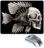 Заказать коврик для мышки в Москве. Коврик для мышки Skull Face Fish от Leichenwagen - готовые дизайны и нанесение принтов.