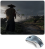 Заказать коврик для мышки в Москве. Коврик для мышки Ghost of Tsushima от GeekFox  - готовые дизайны и нанесение принтов.