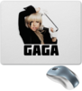 Заказать коврик для мышки в Москве. Коврик для мышки Lady Gaga от THE_NISE  - готовые дизайны и нанесение принтов.