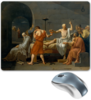 Заказать коврик для мышки в Москве. Коврик для мышки Смерть Сократа (картина Жака-Луи Давида) от trend - готовые дизайны и нанесение принтов.