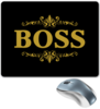Заказать коврик для мышки в Москве. Коврик для мышки Boss / Босс от Андрей Измайлов - готовые дизайны и нанесение принтов.