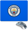 Заказать коврик для мышки в Москве. Коврик для мышки Manchester City от THE_NISE  - готовые дизайны и нанесение принтов.