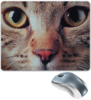 Заказать коврик для мышки в Москве. Коврик для мышки Глаза и усы. от Eva De Peron.  - готовые дизайны и нанесение принтов.