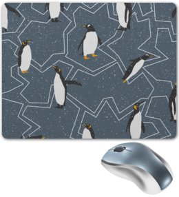 Заказать коврик для мышки в Москве. Коврик для мышки пингвины от THE_NISE  - готовые дизайны и нанесение принтов.