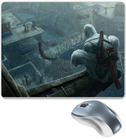 Заказать коврик для мышки в Москве. Коврик для мышки Assassin's Creed fan art от okto - готовые дизайны и нанесение принтов.