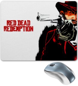 Заказать коврик для мышки в Москве. Коврик для мышки Red Dead Redemption от THE_NISE  - готовые дизайны и нанесение принтов.