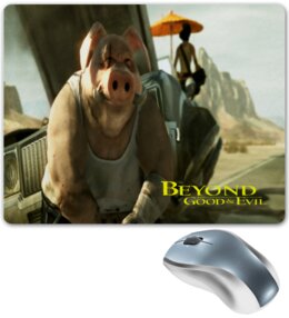 Заказать коврик для мышки в Москве. Коврик для мышки Beyond Good Evil от THE_NISE  - готовые дизайны и нанесение принтов.