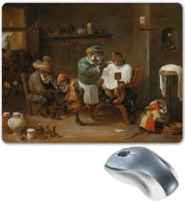 Заказать коврик для мышки в Москве. Коврик для мышки Abraham Teniers от THE_NISE  - готовые дизайны и нанесение принтов.
