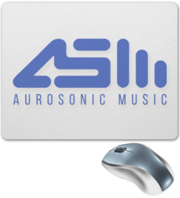 Заказать коврик для мышки в Москве. Коврик для мышки MousePad Aurosonic music blue от Евгений Смирнов - готовые дизайны и нанесение принтов.