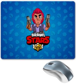 Заказать коврик для мышки в Москве. Коврик для мышки BRAWL STARS COLT от geekbox - готовые дизайны и нанесение принтов.