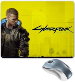 Заказать коврик для мышки в Москве. Коврик для мышки Cyberpunk 2077  от GTr  - готовые дизайны и нанесение принтов.