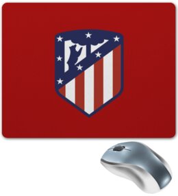 Заказать коврик для мышки в Москве. Коврик для мышки Atletico Madrid от THE_NISE  - готовые дизайны и нанесение принтов.