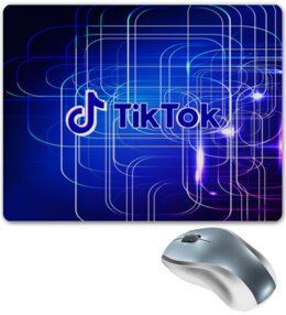 Заказать коврик для мышки в Москве. Коврик для мышки Tik Tok от THE_NISE  - готовые дизайны и нанесение принтов.