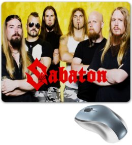 Заказать коврик для мышки в Москве. Коврик для мышки Sabaton от THE_NISE  - готовые дизайны и нанесение принтов.