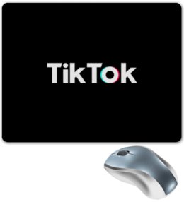 Заказать коврик для мышки в Москве. Коврик для мышки TikTok  от DESIGNER   - готовые дизайны и нанесение принтов.