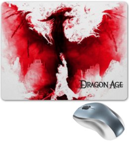 Заказать коврик для мышки в Москве. Коврик для мышки Dragon Age от geekbox - готовые дизайны и нанесение принтов.