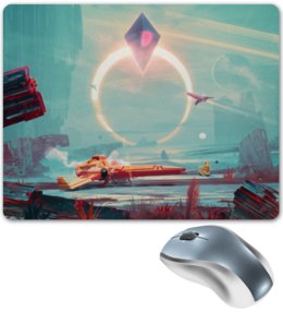 Заказать коврик для мышки в Москве. Коврик для мышки No Man’s Sky от YellowCloverShop - готовые дизайны и нанесение принтов.