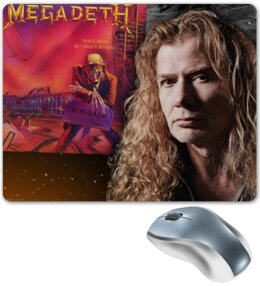 Заказать коврик для мышки в Москве. Коврик для мышки Megadeth Art от Aleksey Rovensky - готовые дизайны и нанесение принтов.