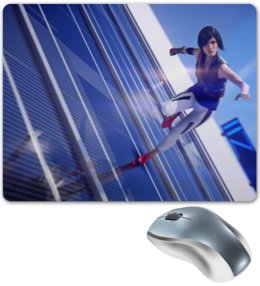 Заказать коврик для мышки в Москве. Коврик для мышки Mirror’s Edge от YellowCloverShop - готовые дизайны и нанесение принтов.