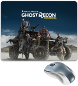 Заказать коврик для мышки в Москве. Коврик для мышки Tom Clancys Ghost Recon Wildlands от geekbox - готовые дизайны и нанесение принтов.