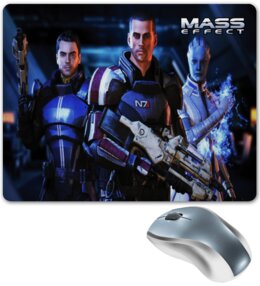 Заказать коврик для мышки в Москве. Коврик для мышки Mass Effect от THE_NISE  - готовые дизайны и нанесение принтов.