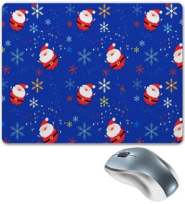 Заказать коврик для мышки в Москве. Коврик для мышки Санта Клаус от THE_NISE  - готовые дизайны и нанесение принтов.