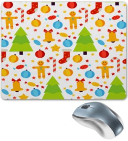 Заказать коврик для мышки в Москве. Коврик для мышки Christmas от THE_NISE  - готовые дизайны и нанесение принтов.