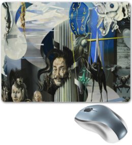 Заказать коврик для мышки в Москве. Коврик для мышки Salvador Dali от THE_NISE  - готовые дизайны и нанесение принтов.