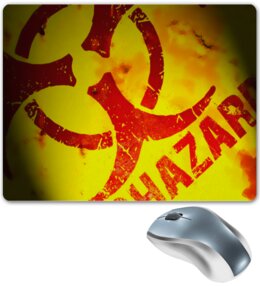 Заказать коврик для мышки в Москве. Коврик для мышки Biohazard от THE_NISE  - готовые дизайны и нанесение принтов.