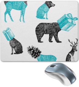 Заказать коврик для мышки в Москве. Коврик для мышки животные от THE_NISE  - готовые дизайны и нанесение принтов.