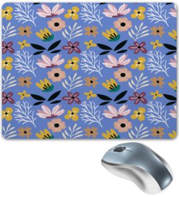 Заказать коврик для мышки в Москве. Коврик для мышки цветочки от THE_NISE  - готовые дизайны и нанесение принтов.