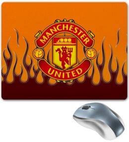 Заказать коврик для мышки в Москве. Коврик для мышки Manchester United от THE_NISE  - готовые дизайны и нанесение принтов.