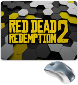 Заказать коврик для мышки в Москве. Коврик для мышки Red Dead Redemption 2 от THE_NISE  - готовые дизайны и нанесение принтов.