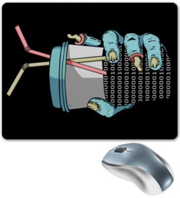 Заказать коврик для мышки в Москве. Коврик для мышки Двоичный код от Trish - готовые дизайны и нанесение принтов.
