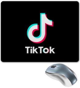 Заказать коврик для мышки в Москве. Коврик для мышки TikTok  от DESIGNER   - готовые дизайны и нанесение принтов.