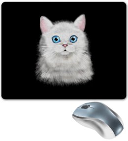 Заказать коврик для мышки в Москве. Коврик для мышки кошка от THE_NISE  - готовые дизайны и нанесение принтов.