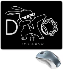 Заказать коврик для мышки в Москве. Коврик для мышки DNO iT Team от DNO-iT  - готовые дизайны и нанесение принтов.